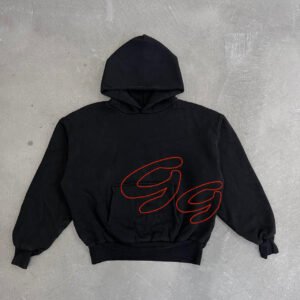 Hoodie Oversize GG Logo - Black Edition